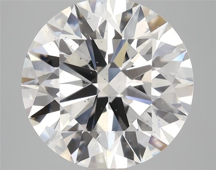 4.06ct F SI1 Rare Carat Ideal Cut Round Lab Grown Diamond
