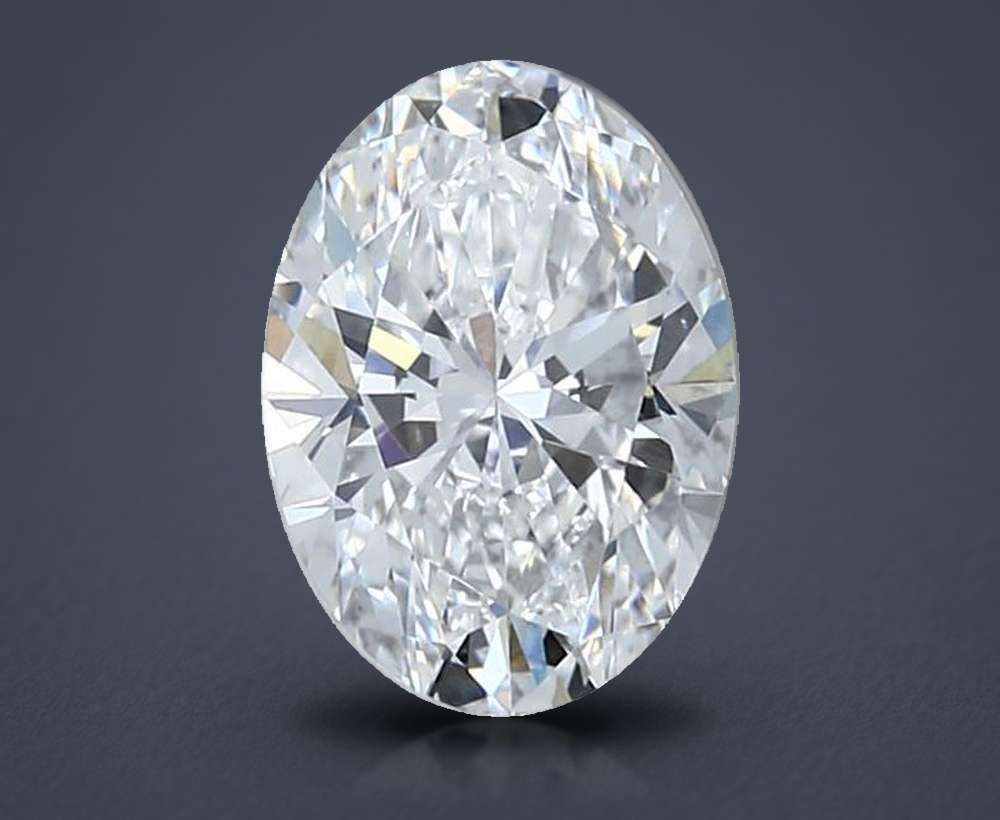 1.53ct D VVS2 Rare Carat Ideal Cut Oval Lab Grown Diamond