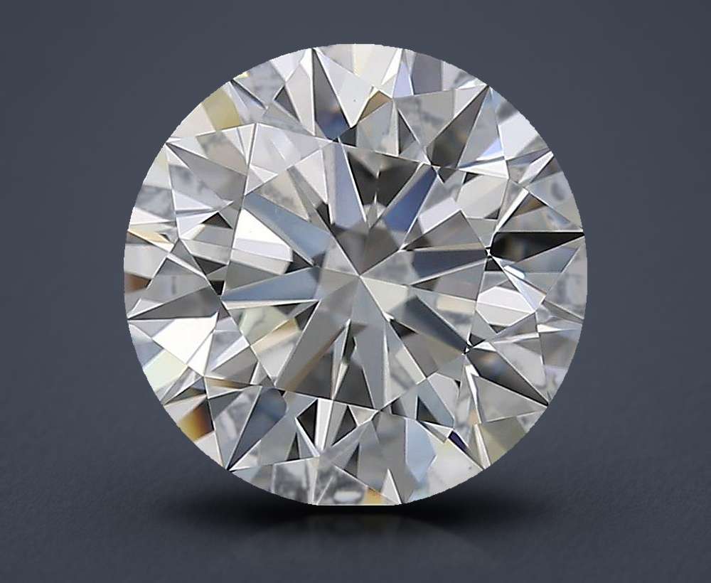 2.07ct E VS1 Rare Carat Ideal Cut Round Diamond