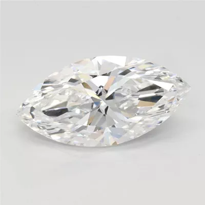 2.14ct D IF Very Good Cut Marquise Lab Grown Diamond