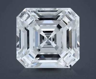 2.52ct F VS1 Rare Carat Ideal Cut Asscher Lab Grown Diamond