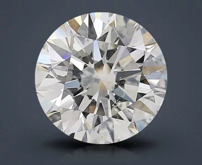 6.06ct I SI2 Rare Carat Ideal Cut Round Diamond