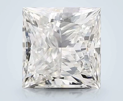 2.85ct F VVS2 Rare Carat Ideal Cut Princess Lab Grown Diamond