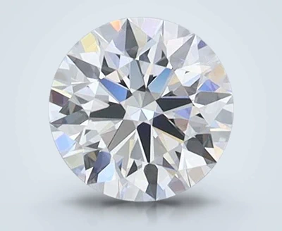 0.57ct D FL Rare Carat Ideal Cut Round Lab Grown Diamond
