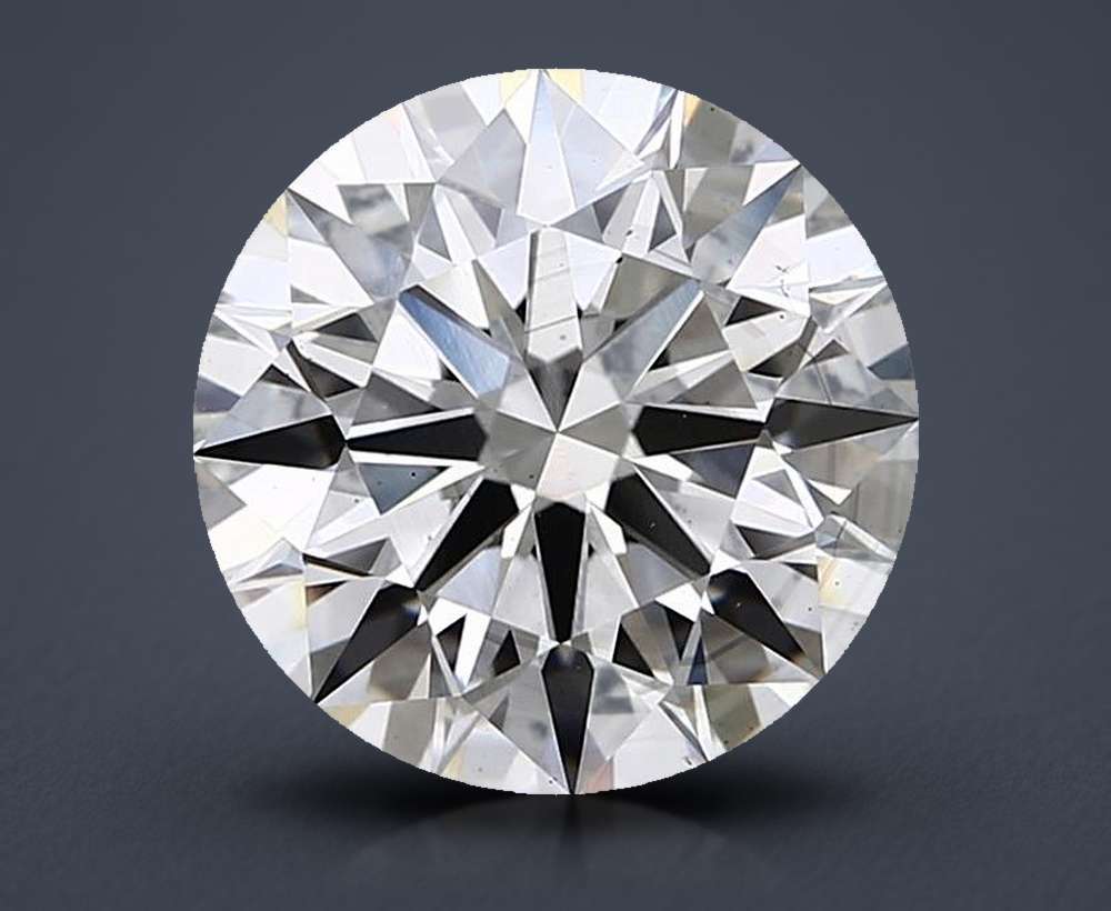 4.07ct F SI1 Rare Carat Ideal Cut Round Lab Grown Diamond