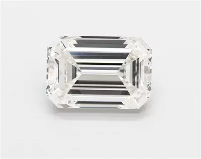 8.10ct J VS2 Rare Carat Ideal Cut Emerald Diamond
