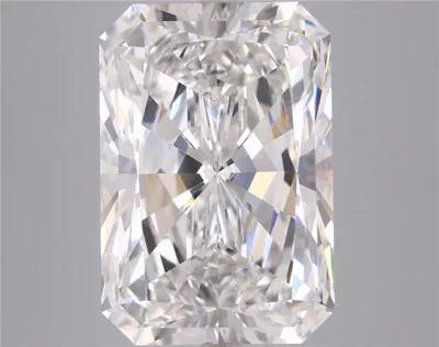 10.87ct F VVS2 Very Good Cut Radiant Lab Grown Diamond