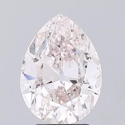 3.09ct J VS2 Rare Carat Ideal Cut Pear Lab Grown Diamond