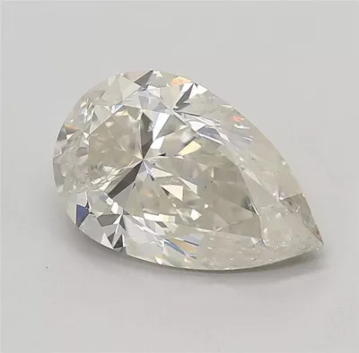 3.01ct I SI2 Rare Carat Ideal Cut Pear Diamond