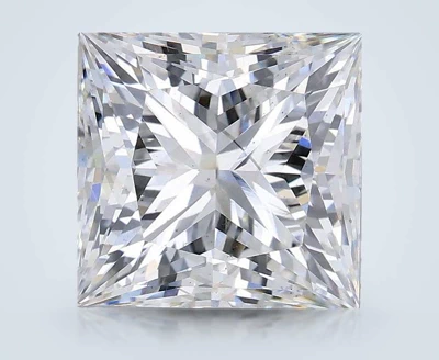 5.09ct G SI1 Rare Carat Ideal Cut Princess Lab Grown Diamond