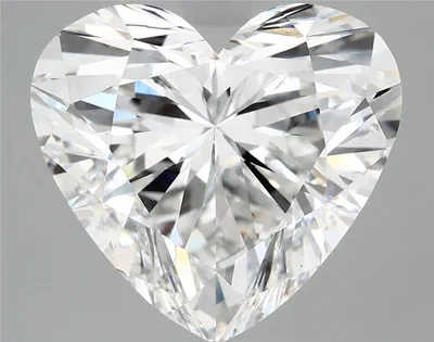6.06ct E VS1 Rare Carat Ideal Cut Heart Lab Grown Diamond