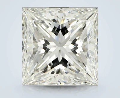 6.03ct K IF Rare Carat Ideal Cut Princess Diamond