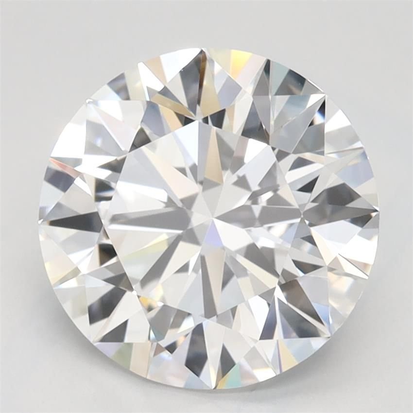 2.77ct D VVS1 Rare Carat Ideal Cut Round Lab Grown Diamond