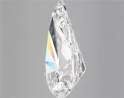 8.03ct E FL Rare Carat Ideal Cut Pear Diamond