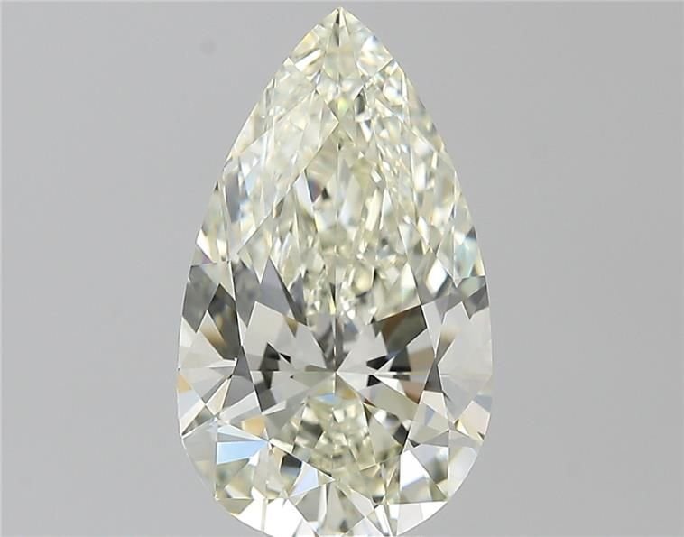 4.00ct J IF Rare Carat Ideal Cut Pear Diamond