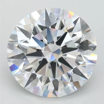 6.13ct D FL Rare Carat Ideal Cut Round Lab Grown Diamond