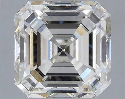3.56ct H VS2 Excellent Cut Asscher Lab Grown Diamond