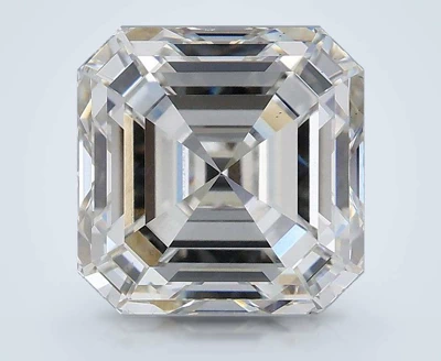 3.56ct H VS2 Excellent Cut Asscher Lab Grown Diamond