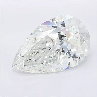 6.29ct E VVS2 Rare Carat Ideal Cut Pear Lab Grown Diamond