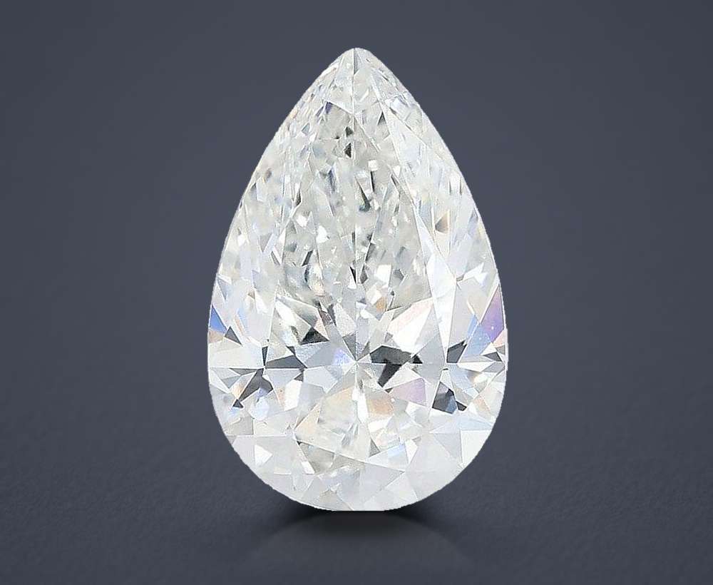 6.29ct E VVS2 Rare Carat Ideal Cut Pear Lab Grown Diamond