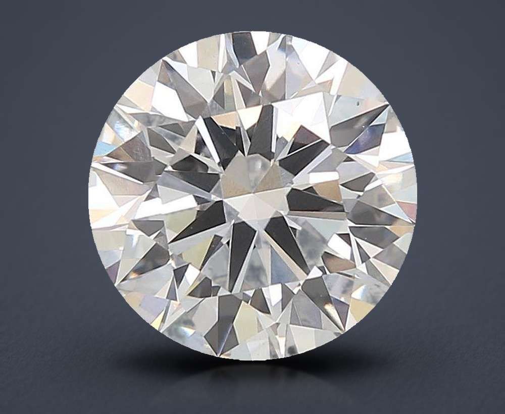 3.57ct F VS1 Rare Carat Ideal Cut Round Lab Grown Diamond