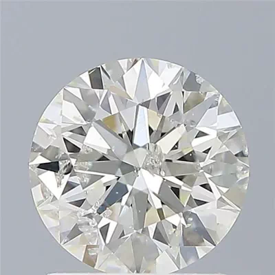 1.08ct I SI2 Rare Carat Ideal Cut Round Diamond