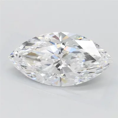 2.18ct D IF Very Good Cut Marquise Lab Grown Diamond