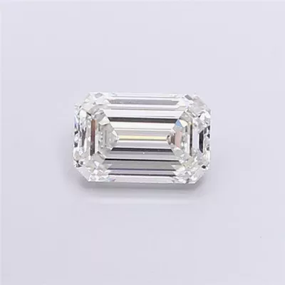 1.57ct F VS2 Rare Carat Ideal Cut Emerald Lab Grown Diamond
