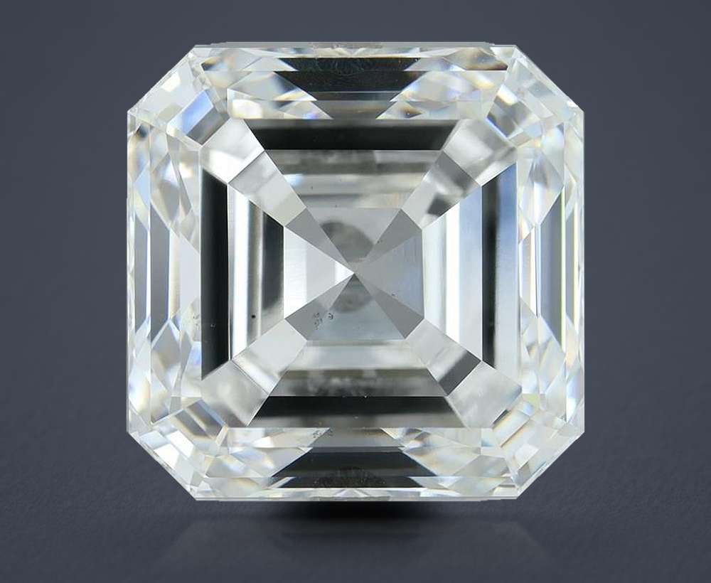 9.50ct G VS2 Very Good Cut Asscher Lab Grown Diamond