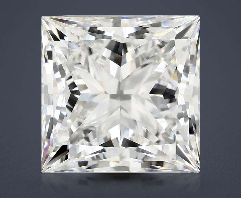 10.90ct E VVS2 Rare Carat Ideal Cut Princess Lab Grown Diamond
