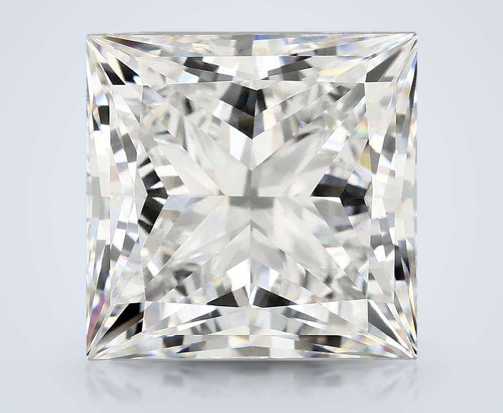 10.90ct E VVS2 Rare Carat Ideal Cut Princess Lab Grown Diamond