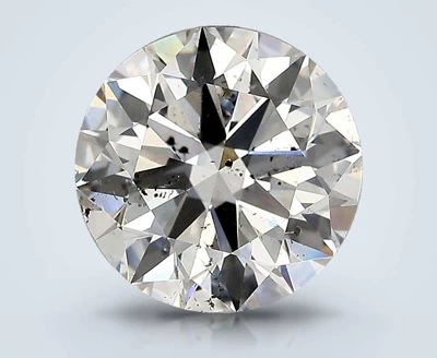 3.15ct H SI2 Rare Carat Ideal Cut Round Diamond