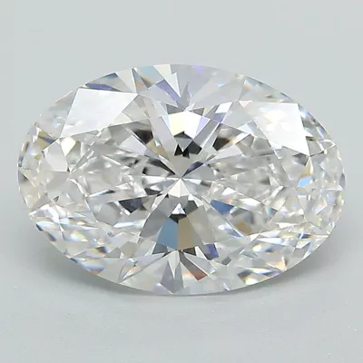 3.07ct E VVS2 Rare Carat Ideal Cut Oval Lab Grown Diamond