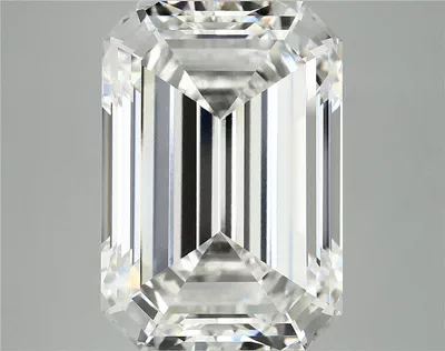 12.98ct F VVS2 Rare Carat Ideal Cut Emerald Lab Grown Diamond
