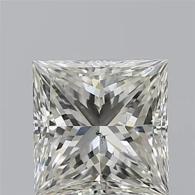 2.51ct J SI2 Very Good Cut Princess Diamond