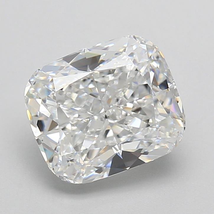 3.08ct E VVS1 Rare Carat Ideal Cut Cushion Lab Grown Diamond