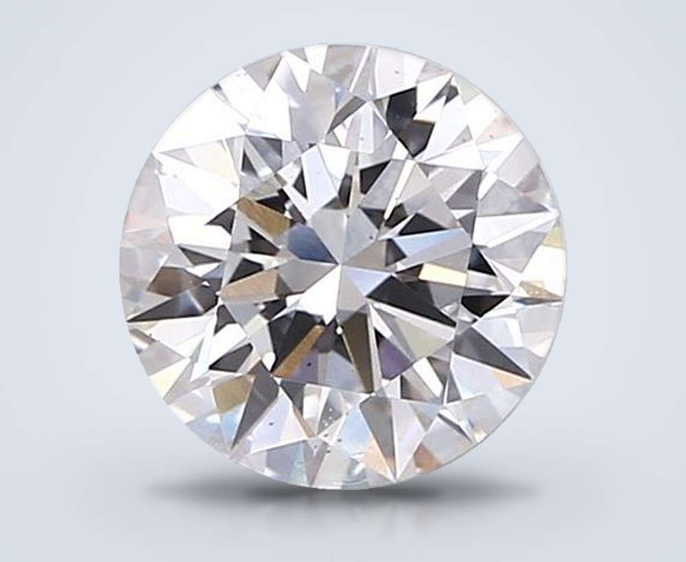 2.53ct G VS2 Rare Carat Ideal Cut Round Lab Grown Diamond