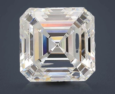 5.06ct E VS1 Rare Carat Ideal Cut Asscher Lab Grown Diamond