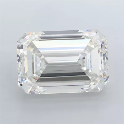 5.01ct G VVS2 Rare Carat Ideal Cut Emerald Lab Grown Diamond