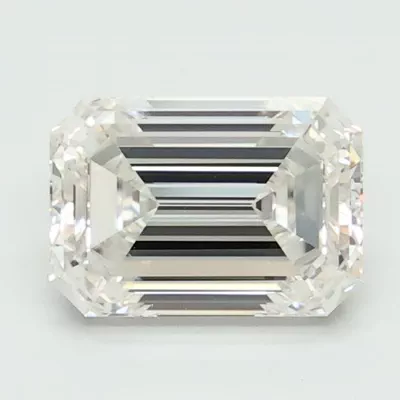 1.44ct F VVS2 Rare Carat Ideal Cut Emerald Lab Grown Diamond