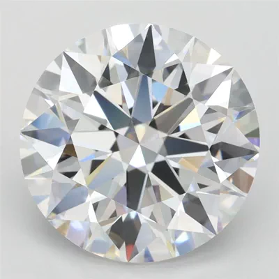 3.42ct D FL Rare Carat Ideal Cut Round Lab Grown Diamond