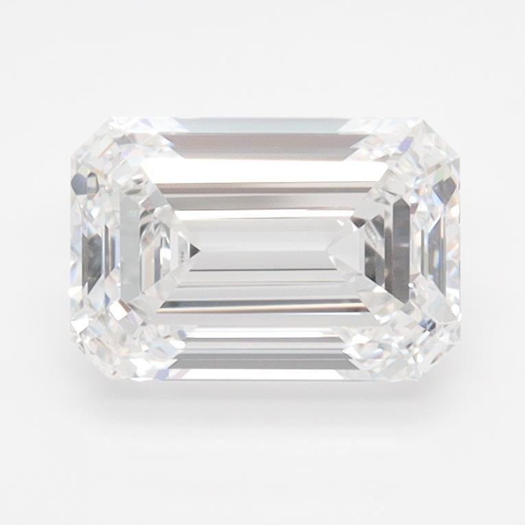 1.56ct D VVS2 Rare Carat Ideal Cut Emerald Lab Grown Diamond
