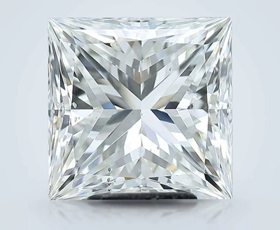 5.04ct H SI2 Very Good Cut Princess Diamond