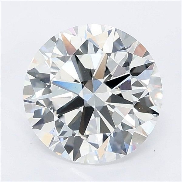 2.00ct E VVS2 Excellent Cut Round Lab Grown Diamond