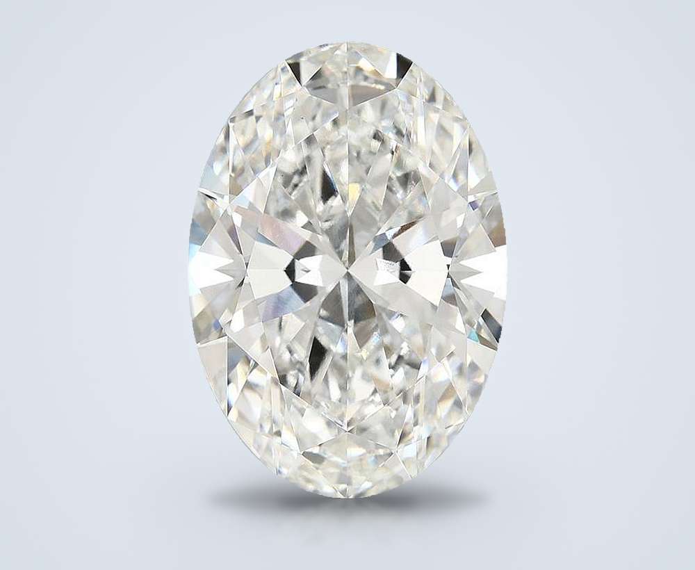 10.19ct F VVS2 Rare Carat Ideal Cut Oval Lab Grown Diamond