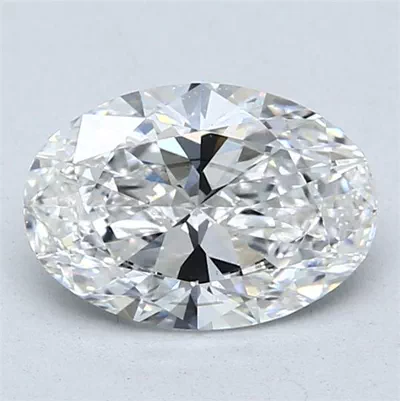 1.51ct D VS2 Rare Carat Ideal Cut Oval Lab Grown Diamond