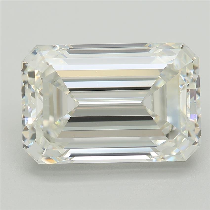 5.20ct F VS1 Excellent Cut Emerald Lab Grown Diamond