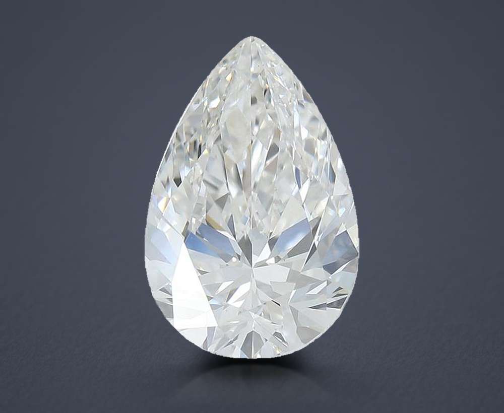 2.19ct G VS1 Rare Carat Ideal Cut Pear Lab Grown Diamond
