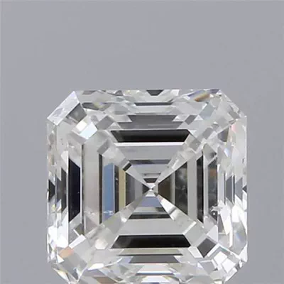 1.05ct E SI1 Rare Carat Ideal Cut Asscher Diamond