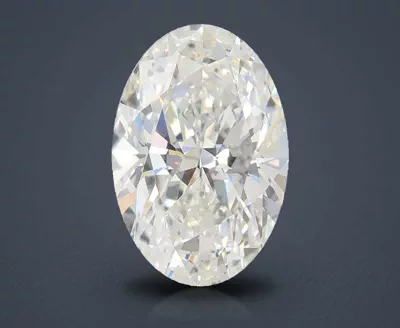 3.51ct G VS1 Rare Carat Ideal Cut Oval Lab Grown Diamond